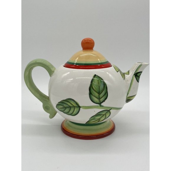 Young's Heartfelt Kitchen Creations Vintage Ceramic Teapot Sunflowers - Picture 4 of 10